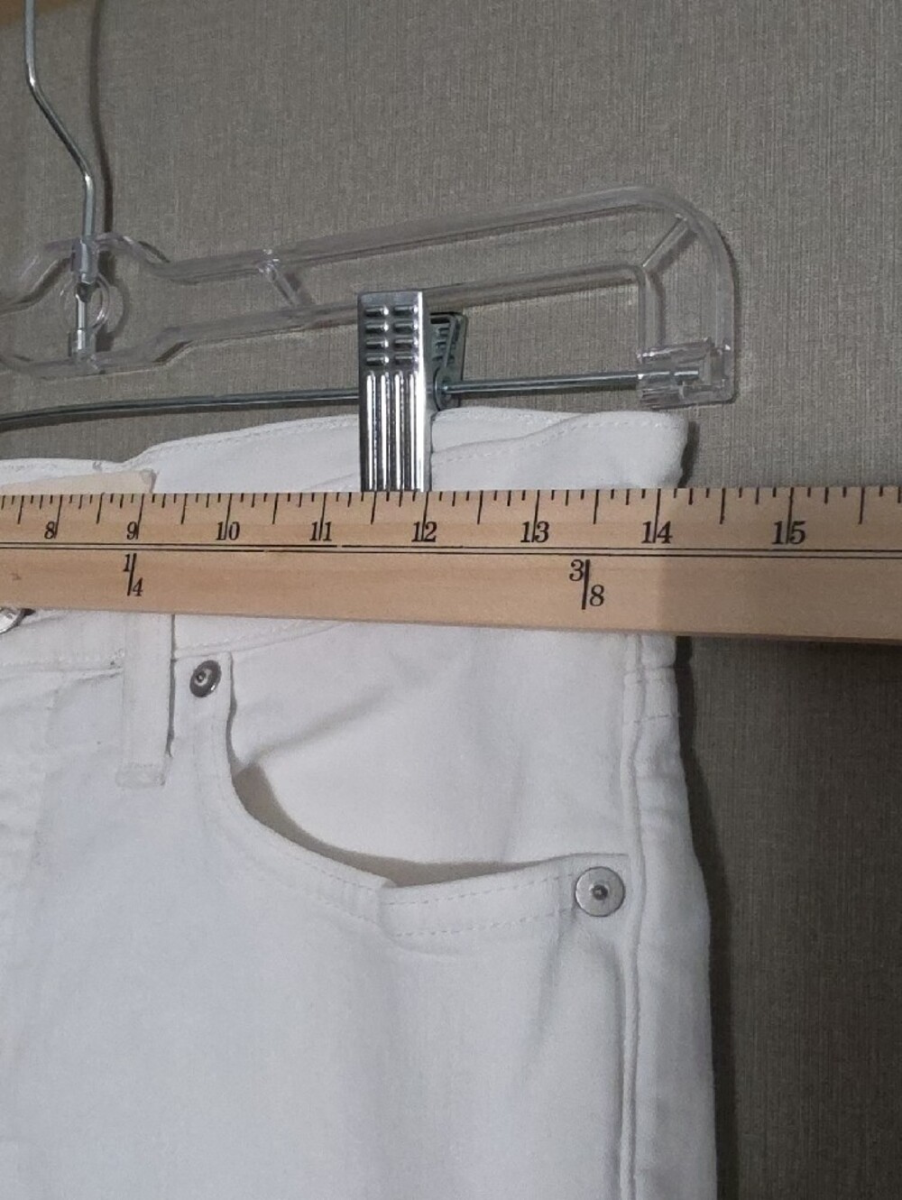 Madewell White Frayed-Hem Wide Leg Jeans - Picture 6 of 8